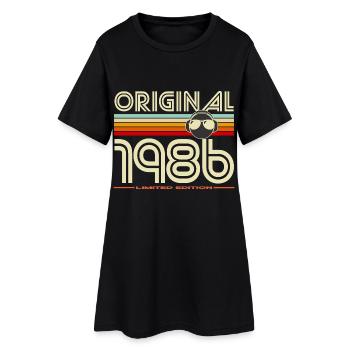 Original 1986 Retro Edition - Robe T-shirt Femme - noir - Devant