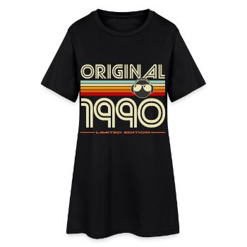 Original 1990 Vintage Edition - Women’s T-Shirt Dress - black - Front