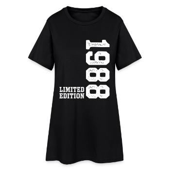 38th Birthday 1988 Limited Edition Man Woman - Women’s T-Shirt Dress - black - Front