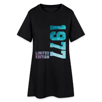 1977 Édition Limitée 49 ans anniversaire - Robe T-shirt Femme - noir - Devant