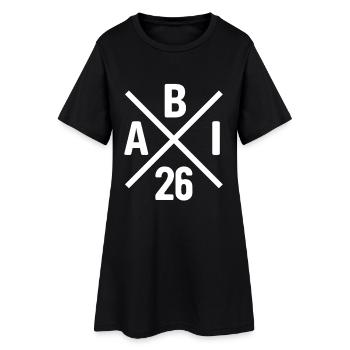 ABI 26 - Abitur - Cadeau - Design de contraste - Robe T-shirt Femme - noir - Devant