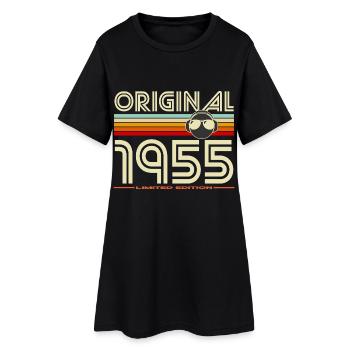 Original 1955 Vintage Édition - Robe T-shirt Femme - noir - Devant