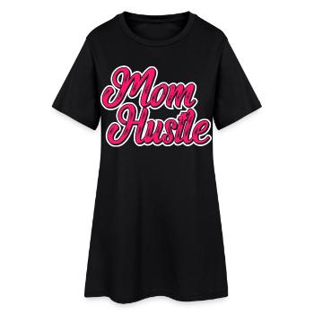 Maman Hustle Chemise Maman - Robe T-shirt Femme - noir - Devant