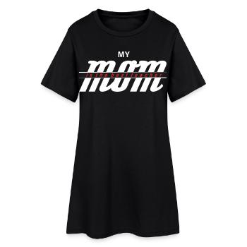 Chemise Ma Maman Le Meilleur Professeur - Robe T-shirt Femme - noir - Devant