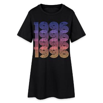 30e anniversaire 1996 - Robe T-shirt Femme - noir - Devant