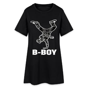Breakdance B-Boy Danse de rue Hip Hop - Robe T-shirt Femme - noir - Devant