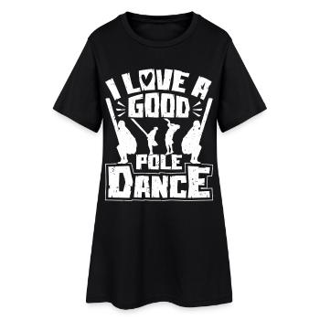 Jeux du Festival des Highlands écossais Pole Dance Caber - Robe T-shirt Femme - noir - Devant