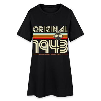 Original 1943 édition rétro - Robe T-shirt Femme - noir - Devant