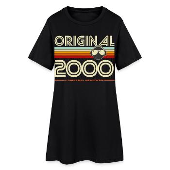 Original 2000 Retro Edition - Women’s T-Shirt Dress - black - Front