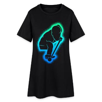 Billard Billard Snooker Garçons Garçons - Robe T-shirt Femme - noir - Devant