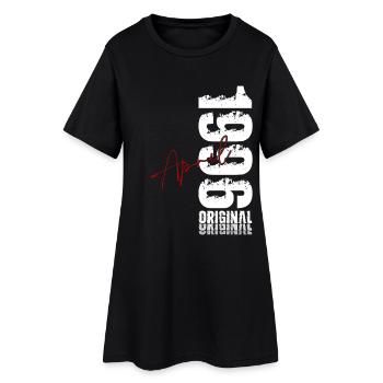 Cadeau du 30e anniversaire Mari Original avril 1996 - Robe T-shirt Femme - noir - Devant