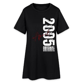 Cadeau du 21e anniversaire Mari Original avril 2005 - Robe T-shirt Femme - noir - Devant