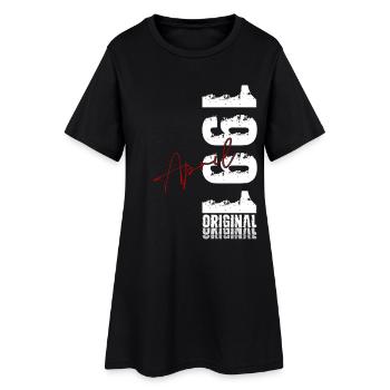 35. Geburtstag Geschenk Mann Original April 1991 - Frauen T-Shirt-Kleid - Schwarz - Vorne