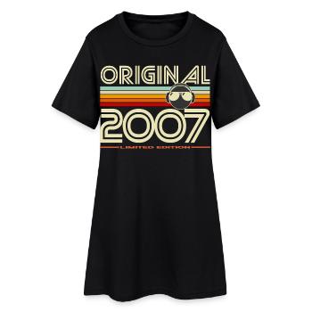Original 2007 Édition Rétro - Robe T-shirt Femme - noir - Devant