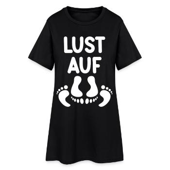 Lust auf Sex Humor Paar Fun Idee - Frauen T-Shirt-Kleid - Schwarz - Vorne