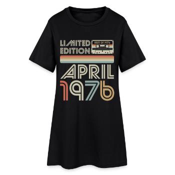 Meilleur d’avril 1976 Cassette | Édition limitée - Robe T-shirt Femme - noir - Devant