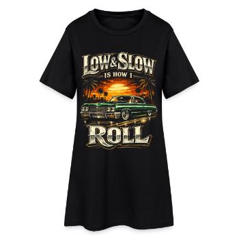 Lowrider Auto Low And Slow - Robe T-shirt Femme - noir - Devant