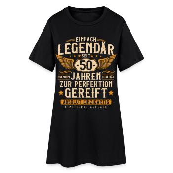50 Jahre Legendär 50 Geburtstag Vintage Geschenk  - Frauen T-Shirt-Kleid - Schwarz - Vorne