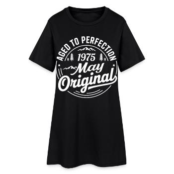 mai 1975 – Légende des sommets et montagnes - Robe T-shirt Femme - noir - Devant