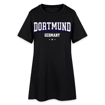 Maillot de Dortmund pour les supporters allemands - Robe T-shirt Femme - noir - Devant