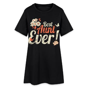 Tante Design Meilleur cadeau vintage de tous les temps - Robe T-shirt Femme - noir - Devant