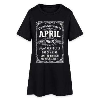 Awesome since April 1968 - Women’s T-Shirt Dress - black - Front