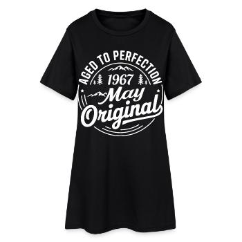 mai 1967 – Légende des sommets et montagnes - Robe T-shirt Femme - noir - Devant