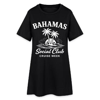 Semaine des Croisières des Clubs Sociaux aux Bahamas - Robe T-shirt Femme - noir - Devant