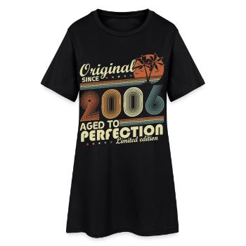 Original 2006 Vintage Retro Geburtstag Geschenk - Robe T-shirt Femme - noir - Devant
