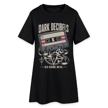 Heavy Metal Shirt Old School Metal Cassette - Robe T-shirt Femme - noir - Devant