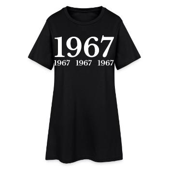 1967 - Robe T-shirt Femme - noir - Devant