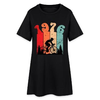 Millésime 1976 - Robe T-shirt Femme - noir - Devant