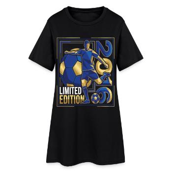 Design des joueurs en édition limitée Football 2016 - Robe T-shirt Femme - noir - Devant