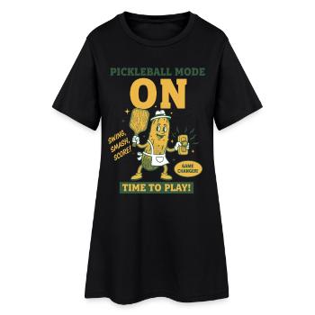 Mode Pickleball sur l’amour drôle des joueurs de pickleball - Robe T-shirt Femme - noir - Devant