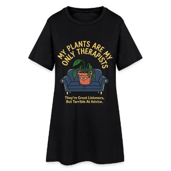 Humour sur la santé mentale - Robe T-shirt Femme - noir - Devant
