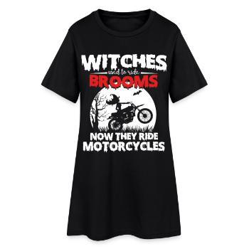 Chemise de la Witch Motorcycle Ride - Robe T-shirt Femme - noir - Devant