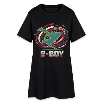 Breakdance B-Boy Hip Hop Streetdance - Women’s T-Shirt Dress - black - Front