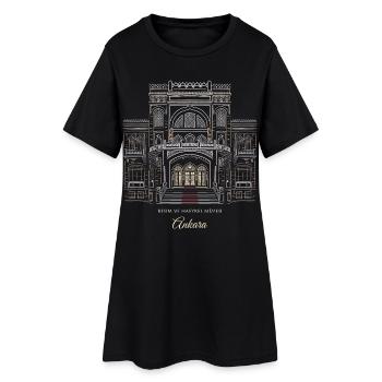 Ankara, Kunstmuseum, Handzeichnung, Türkei - Frauen T-Shirt-Kleid - Schwarz - Vorne