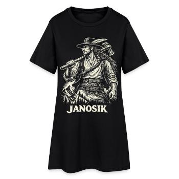 Légende des hautes terres polonaises janosik - Robe T-shirt Femme - noir - Devant