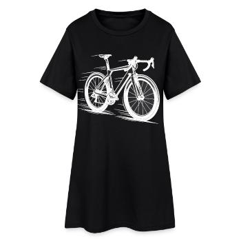 Aero Racer – Speed Line Road Rennrad Bike - Robe T-shirt Femme - noir - Devant