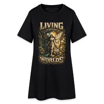 Fairycore Fairy Gothic - Women’s T-Shirt Dress - black - Front