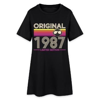 Original 1987 Édition Limitée - Robe T-shirt Femme - noir - Devant