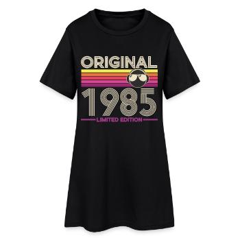 Original 1985 Édition Limitée Vintage - Robe T-shirt Femme - noir - Devant