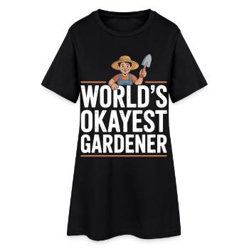 Le meilleur jardin de la chemise de jardinier du monde - Robe T-shirt Femme - noir - Devant