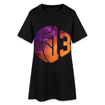 NUMÉRO 13 BASKETBALL 13E ANNIVERSAIRE - Robe T-shirt Femme - noir - Devant