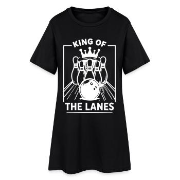 Bowling Skittles King of the Lanes Sport Champion - Robe T-shirt Femme - noir - Devant