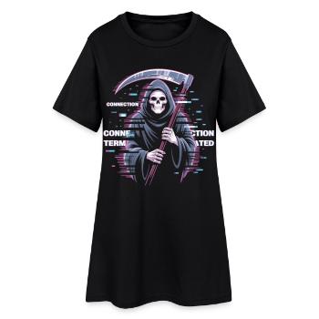Link a annulé la technologie de la Faucheuse de t-shirt - Robe T-shirt Femme - noir - Devant