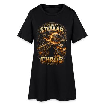 Astronomy Astronomer - Women’s T-Shirt Dress - black - Front