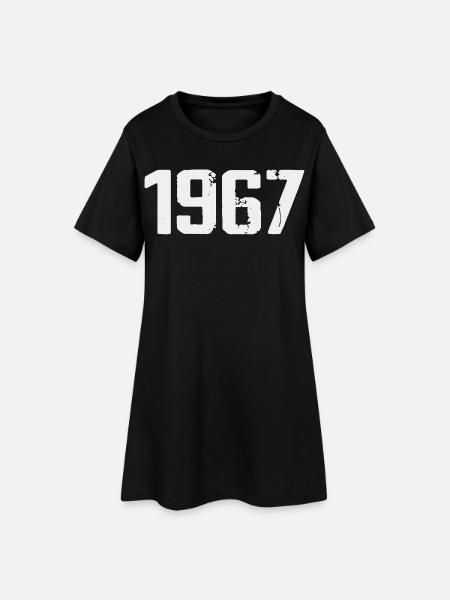 Legendär seit 1967, Vintage 1967, Retro 1967 - Frauen T-Shirt-Kleid - Schwarz