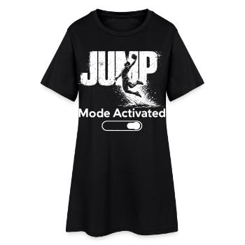 Jump Mode Activated Shirt Basketball Dunk - Women’s T-Shirt Dress - black - Front